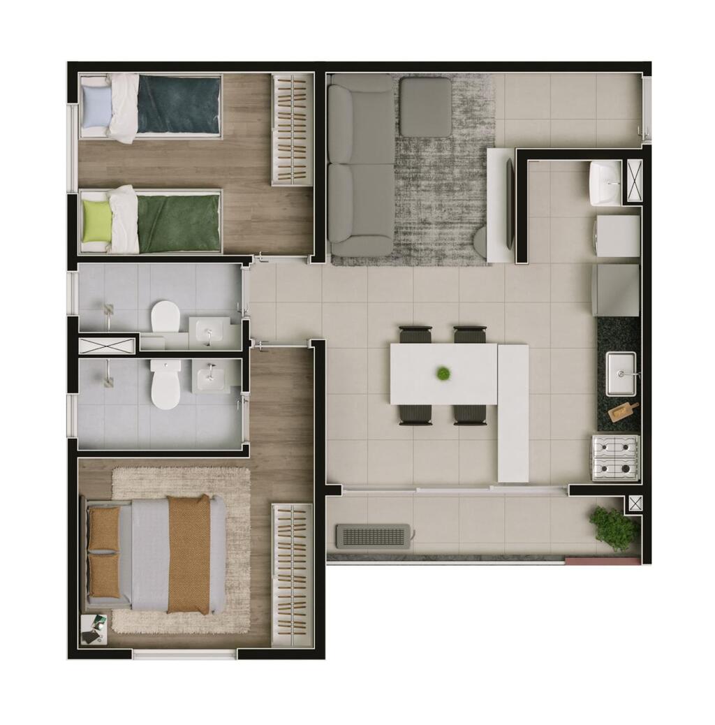 Apartamento, 2 quartos, 85 m² - Foto 16