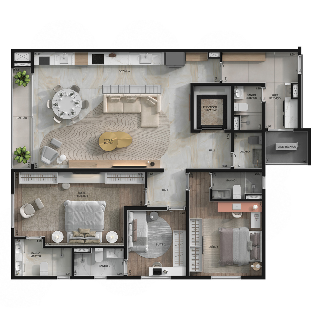 Apartamento, 3 quartos, 141 m² - Foto 33