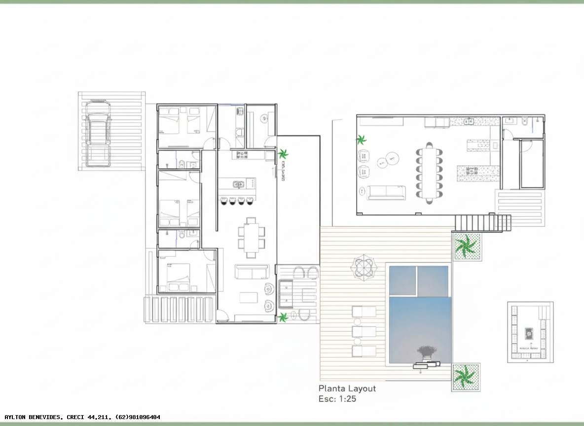 Chácara, 3 quartos, 2301 m² - Foto 8