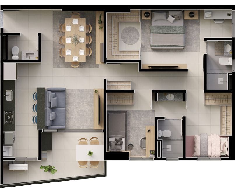 Apartamento, 2 quartos, 78 m² - Foto 44