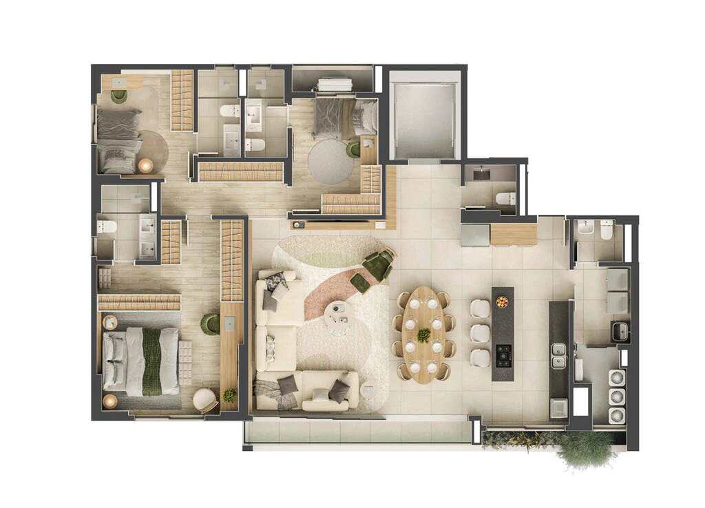 Apartamento, 3 quartos, 151 m² - Foto 56