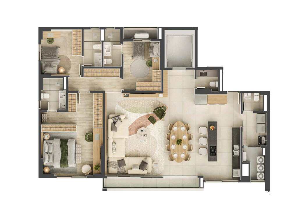 Apartamento, 4 quartos, 289 m² - Foto 57