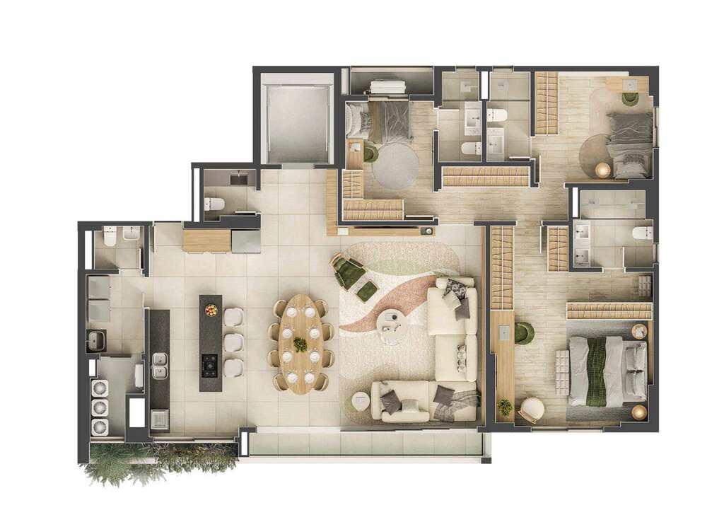 Apartamento, 4 quartos, 289 m² - Foto 58