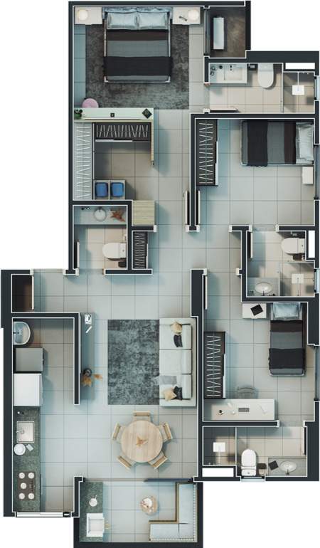 Apartamento, 3 quartos, 91 m² - Foto 33