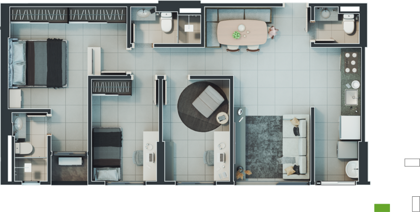 Apartamento, 2 quartos, 74 m² - Foto 41