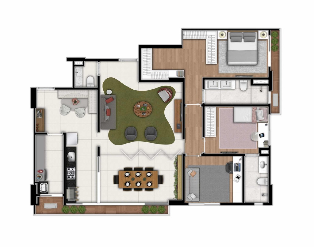 Apartamento, 3 quartos, 130 m² - Foto 19