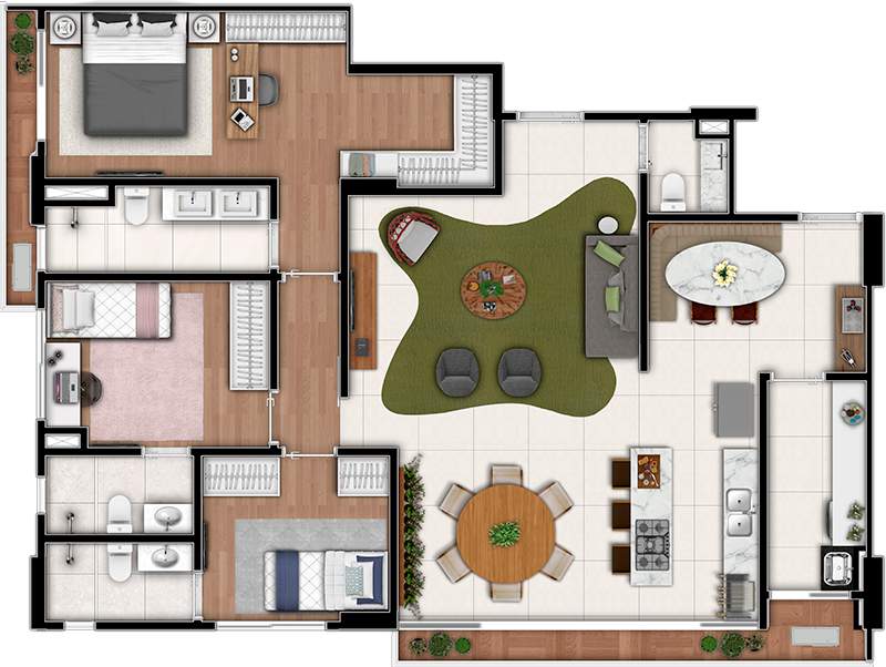 Apartamento, 3 quartos, 130 m² - Foto 14