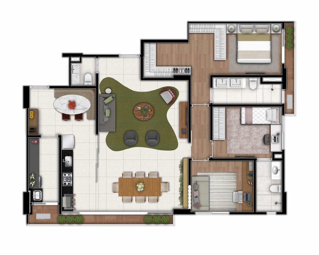 Apartamento, 3 quartos, 130 m² - Foto 16