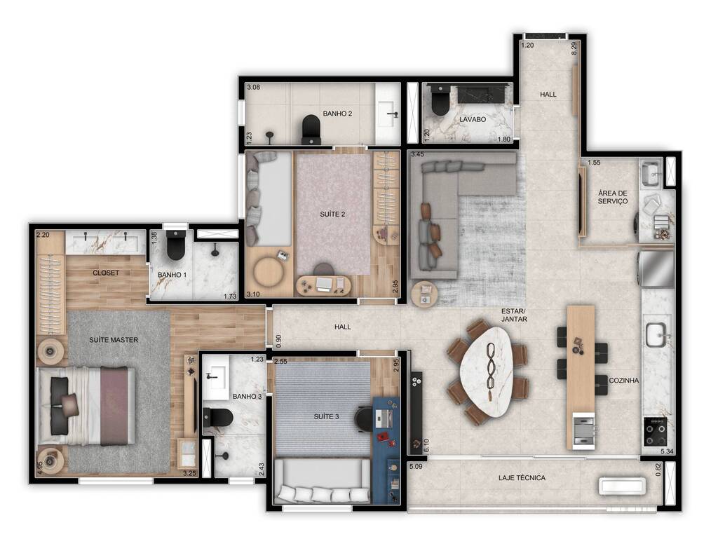 Apartamento, 3 quartos, 112 m² - Foto 26