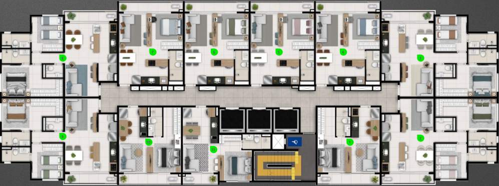 Apartamento, 1 quarto, 37 m² - Foto 22