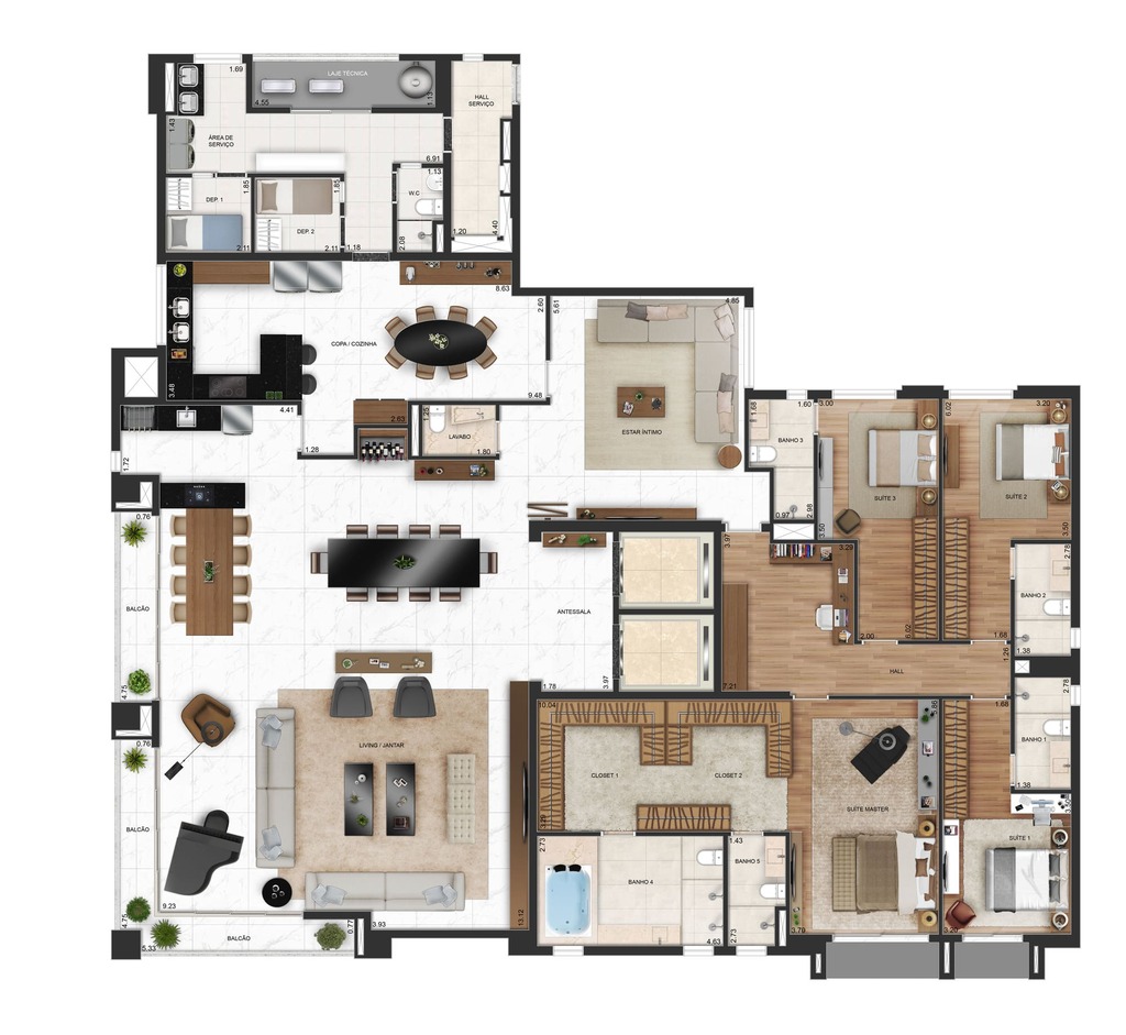Apartamento, 4 quartos, 430 m² - Foto 31