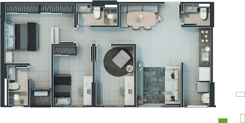 Apartamento, 3 quartos, 81 m² - Foto 41