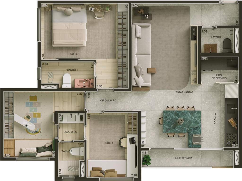 Apartamento, 3 quartos, 83 m² - Foto 19