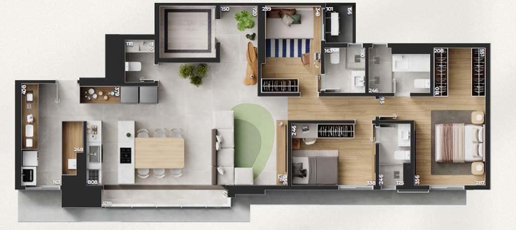 Apartamento, 3 quartos, 148 m² - Foto 47