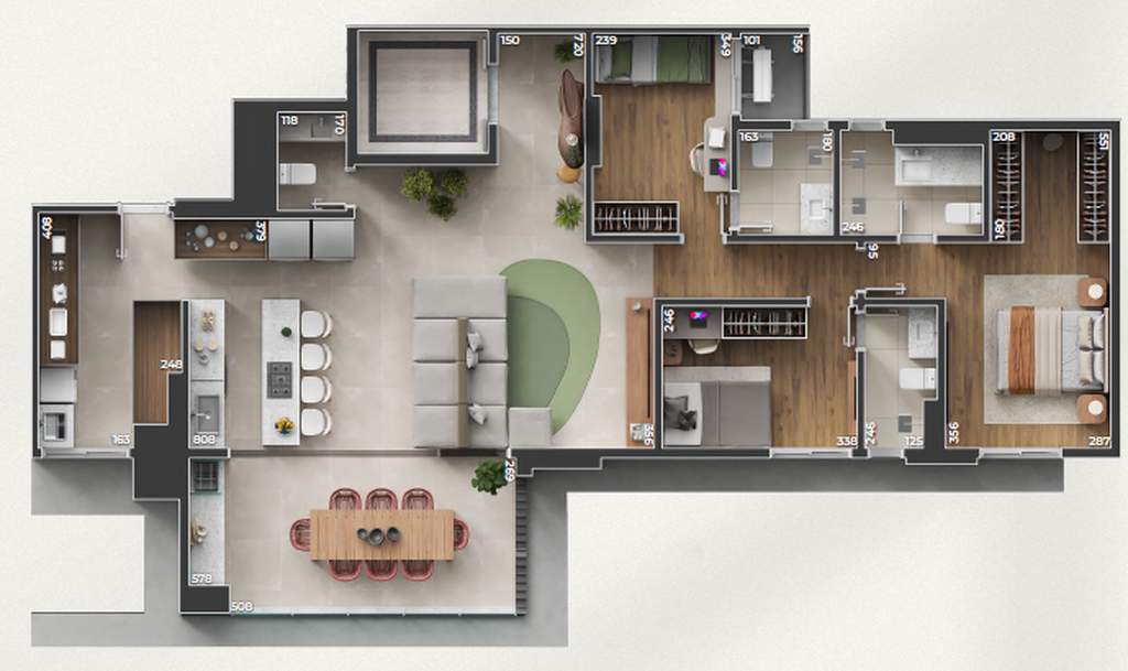 Apartamento, 3 quartos, 148 m² - Foto 48