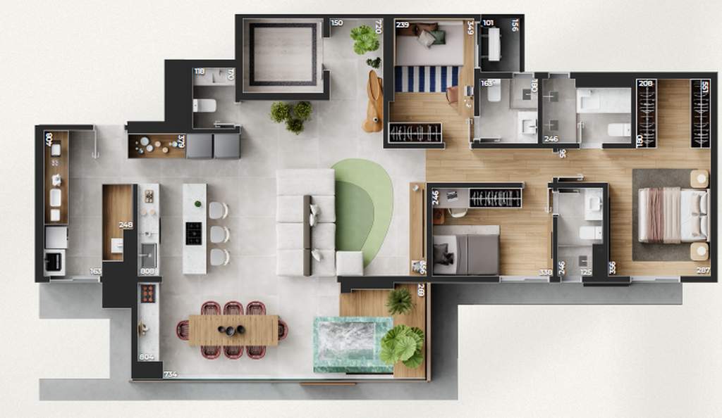 Apartamento, 3 quartos, 148 m² - Foto 51