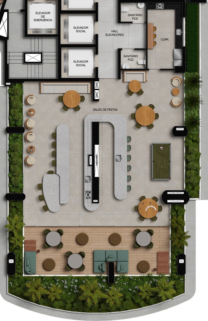 Apartamento, 1 quarto, 37 m² - Foto 58