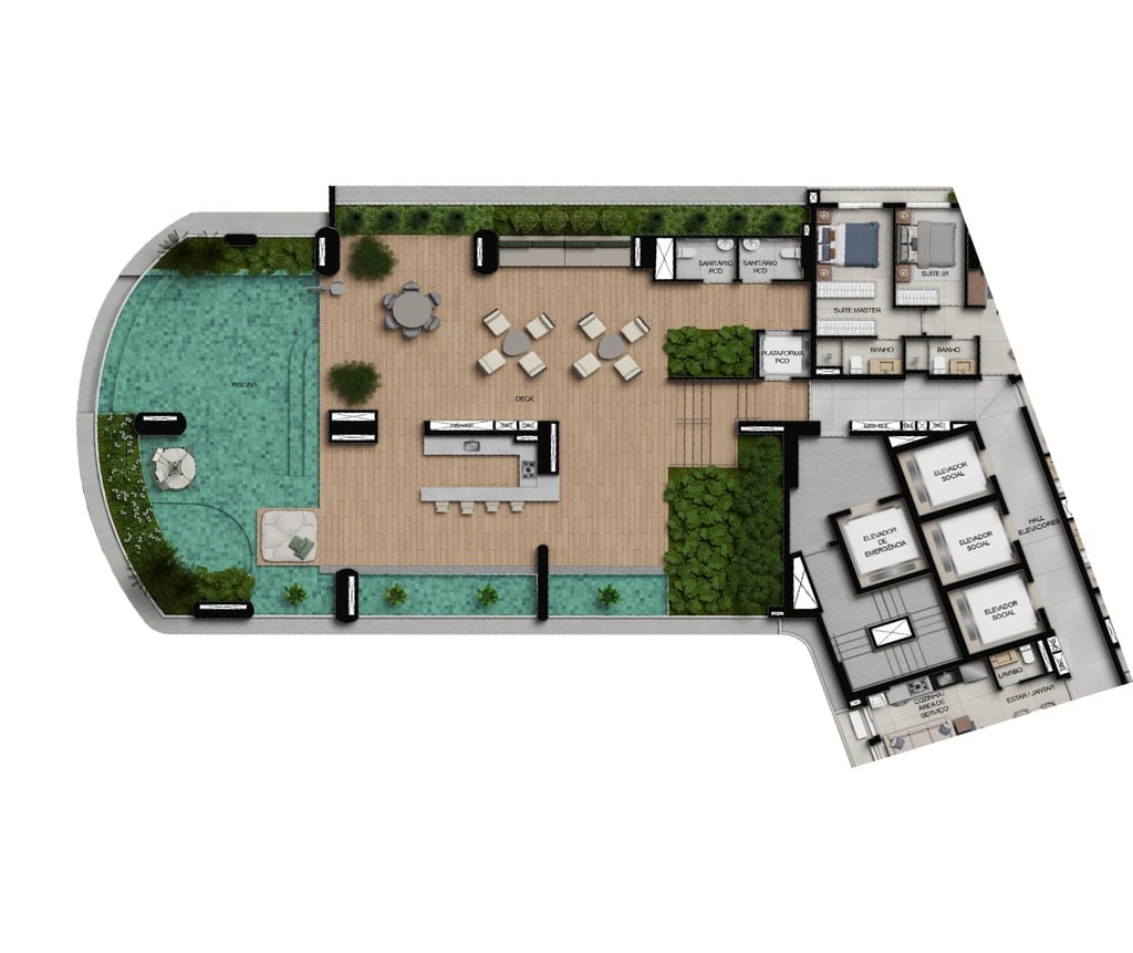 Apartamento, 2 quartos, 73 m² - Foto 59