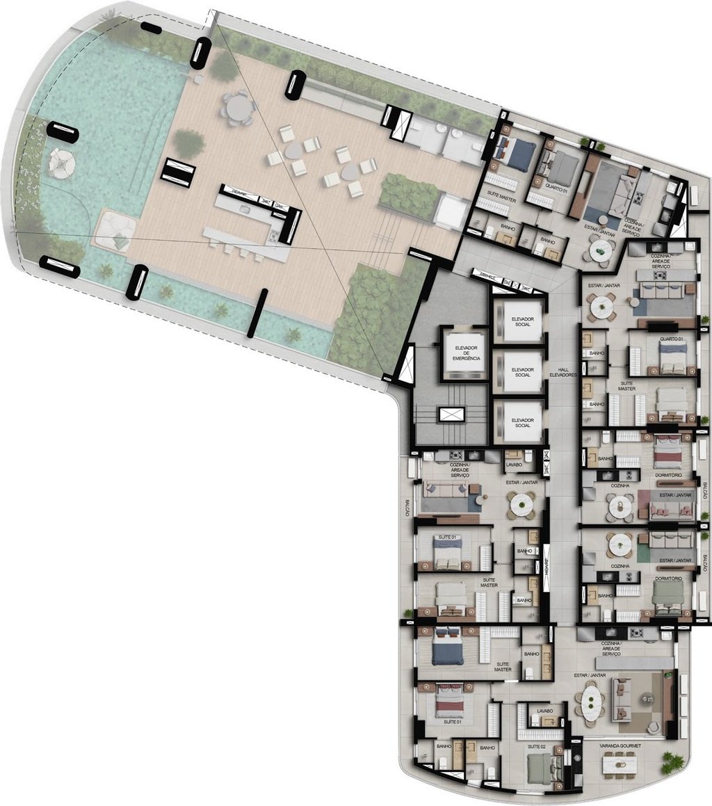 Apartamento, 2 quartos, 73 m² - Foto 48