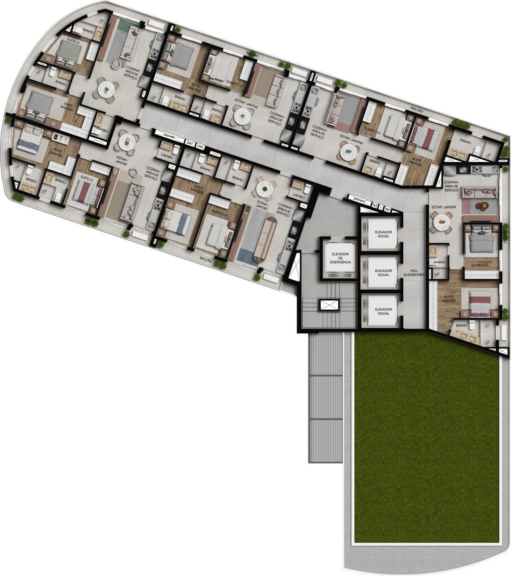 Apartamento, 3 quartos, 141 m² - Foto 54