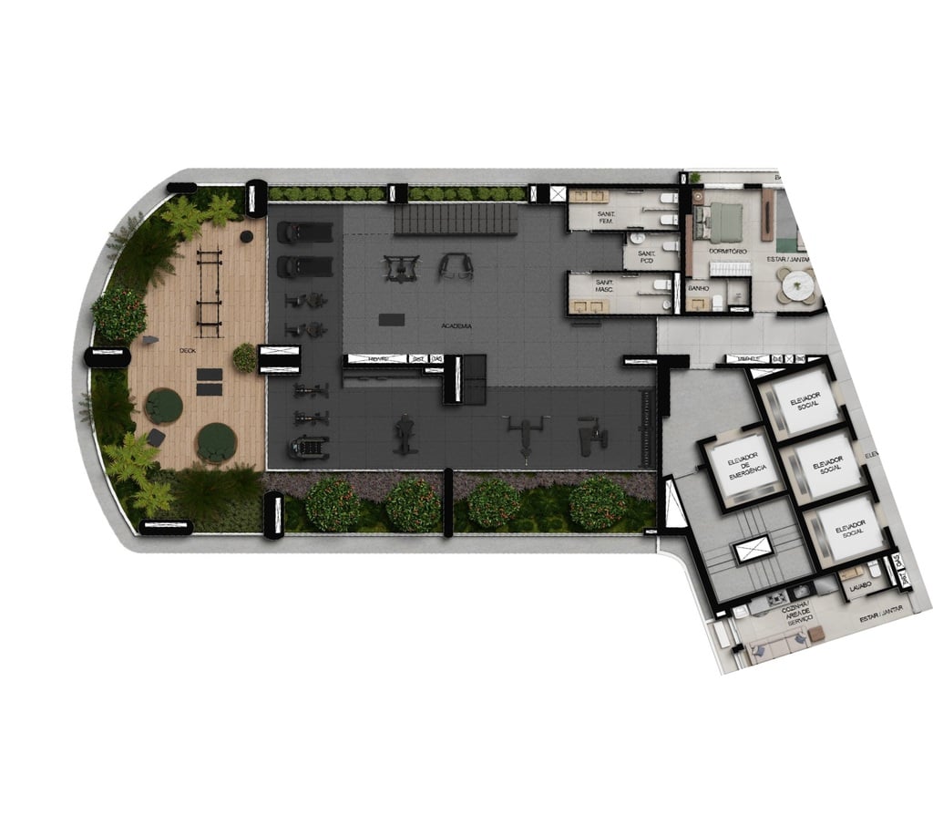 Apartamento, 2 quartos, 74 m² - Foto 60