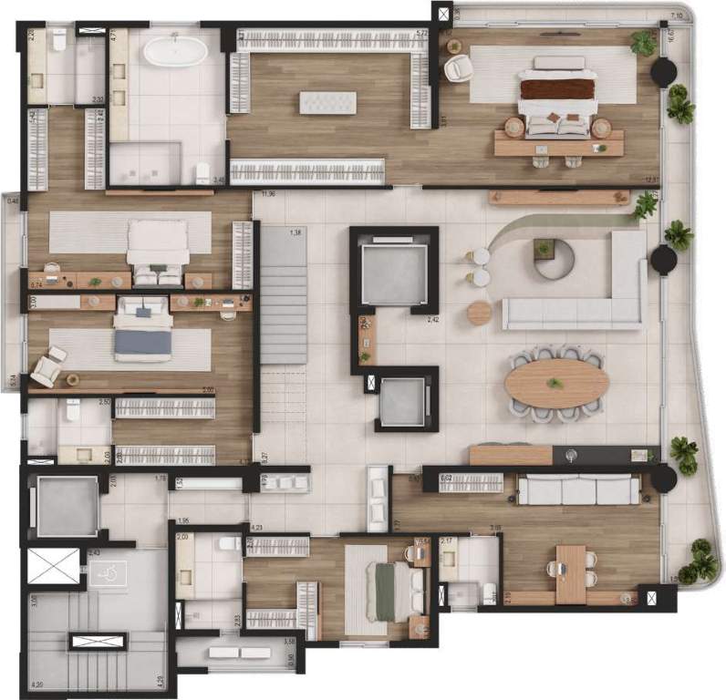Apartamento, 4 quartos, 351 m² - Foto 22