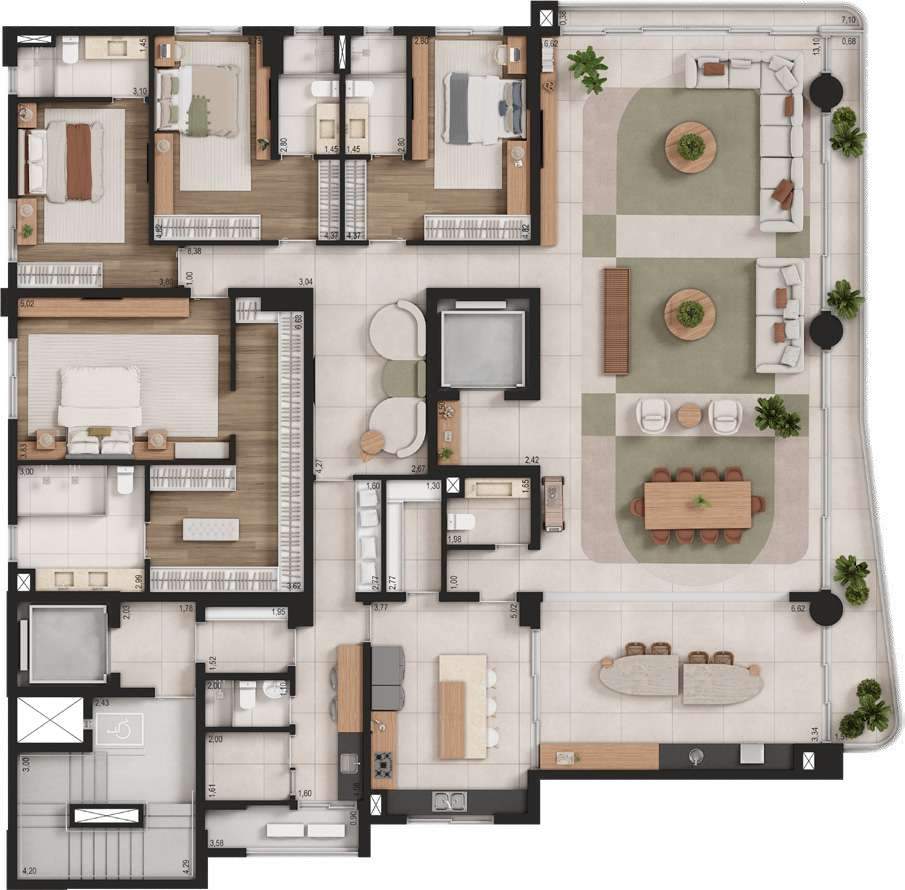Apartamento, 4 quartos, 351 m² - Foto 20
