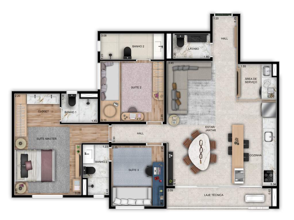 Apartamento, 2 quartos, 68 m² - Foto 24